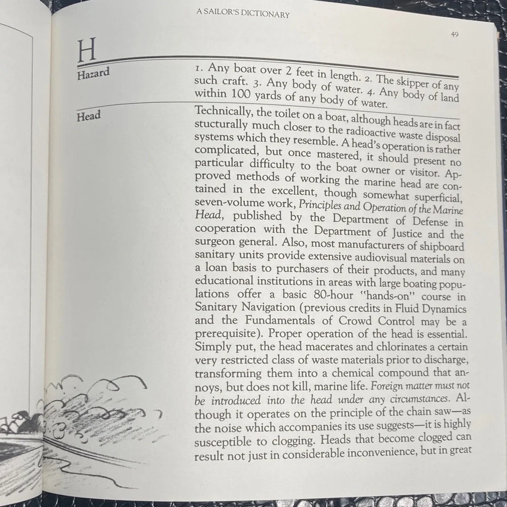 Hobby Book: A‎ Sailor’s Dictionary by Beard and McKie (98)… Humorous Gift!